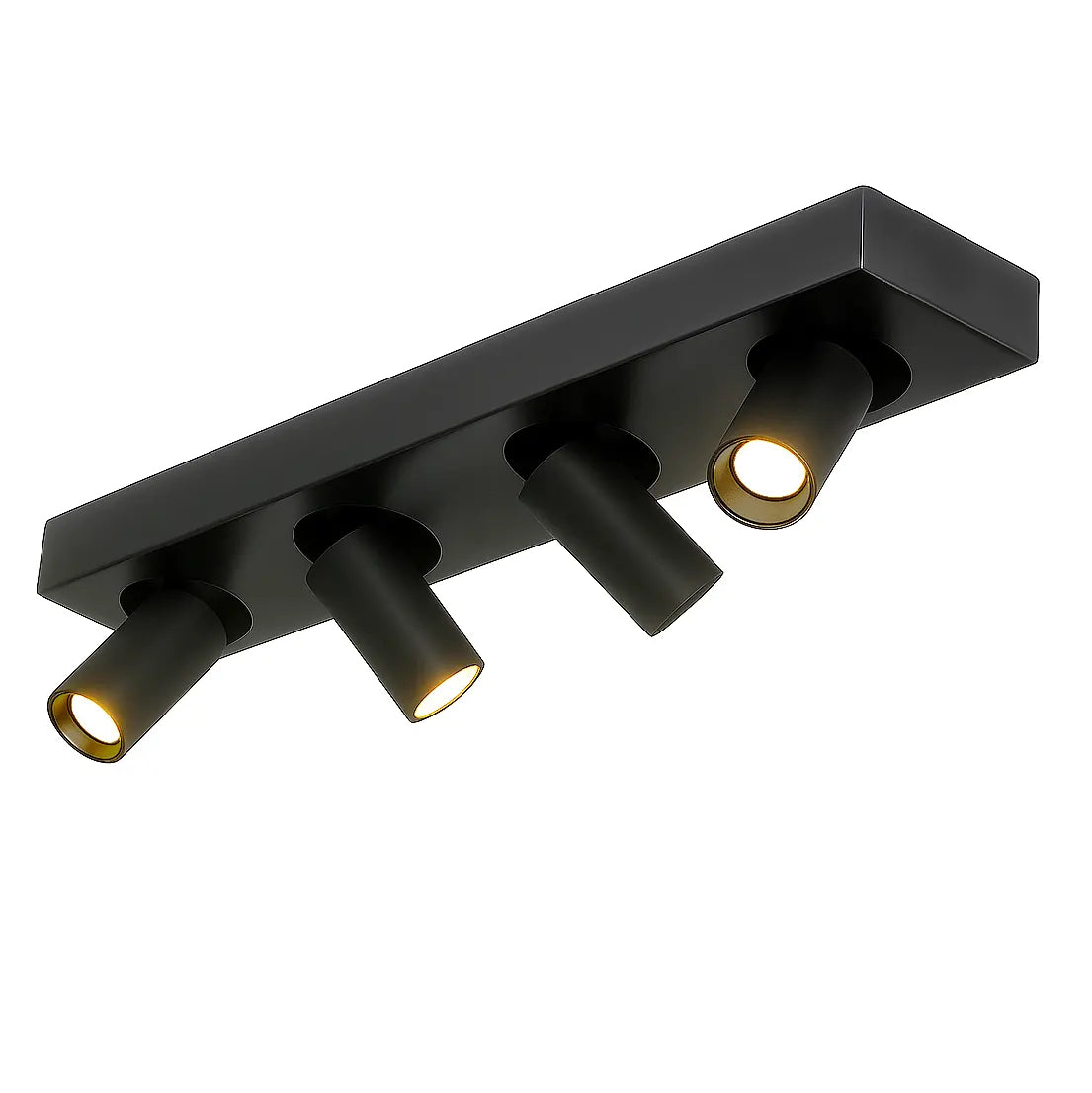 Highlight spot Eliano - 4 lichts - 48 x 12.5 cm - zwart