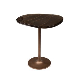 Giga Meubel Bijzettafel Eclipse – Koper Metaal/Glas – 50x42x55cm Giga Meubel Bijzettafel Eclipse – Koper Metaal/Glas – 50x42x55cm