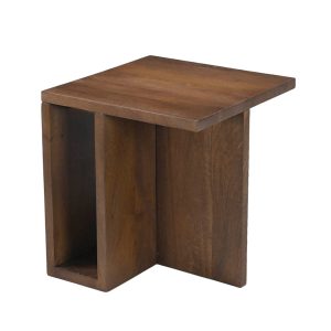 Giga Meubel Bijzettafel Onni – Vierkant Donkerbruin Hout – 42x42x45cm Giga Meubel Bijzettafel Onni – Vierkant Donkerbruin Hout – 42x42x45cm