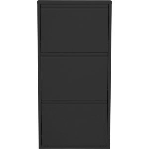 Kare Design Schoenenkast Caruso – zwart – 3 laden Kare Design Schoenenkast Caruso – zwart – 3 laden