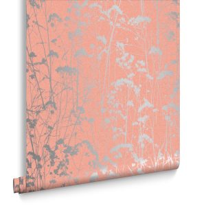 Graham & Brown Vliesbehang – Grace Coral – 10mx52cm