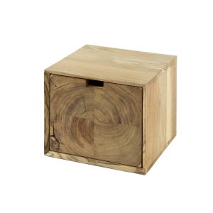 Giga Meubel Nachtkastje Block – Naturel Acaciahout – 30x29x25cm Giga Meubel Nachtkastje Block – Naturel Acaciahout – 30x29x25cm