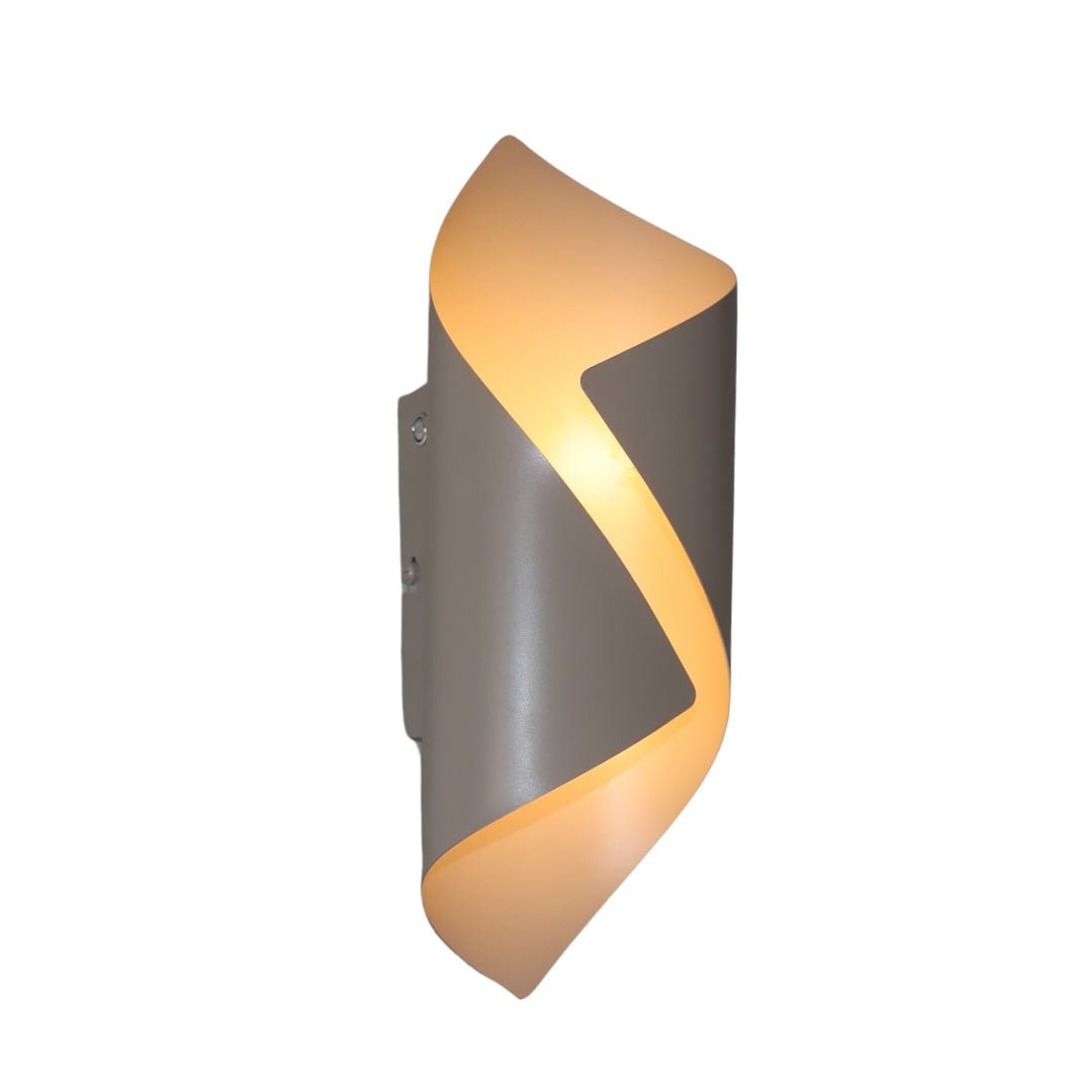 Freelight wandlamp Letto - 1 lichts - 12 x 31 cm - taupe