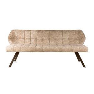 Giga Living Eetkamerbank Raster – Zand/Bruin – 180x60x80cm Giga Living Eetkamerbank Raster – Zand/Bruin – 180x60x80cm