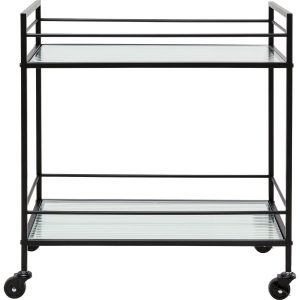 Kare Design Dienbladtafel Tessa zwart