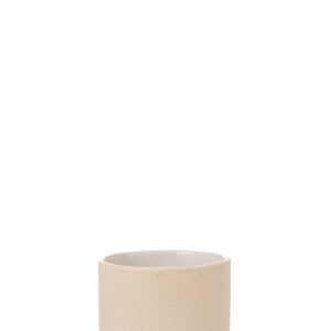 J-Line bloempot Zand – keramiek – beige – small – Ø 15 cm