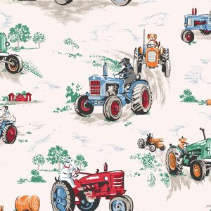 Cath Kidston Vliesbehang – Tractor Multi Cath Kidston Vliesbehang – Tractor Multi