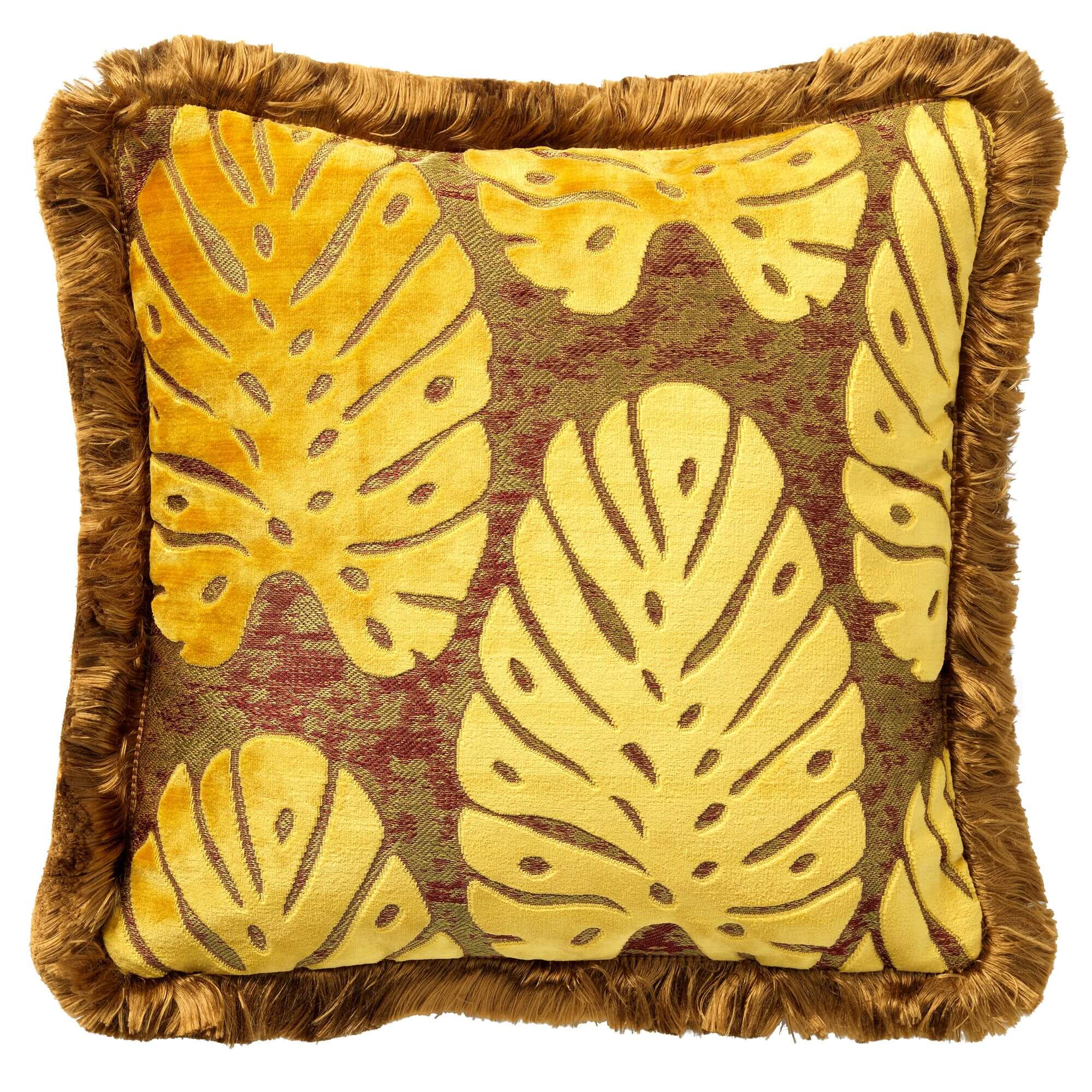 PHOENIX | sierkussen 45x45 cm | Golden Glow | geel | bruin | Hoii | me