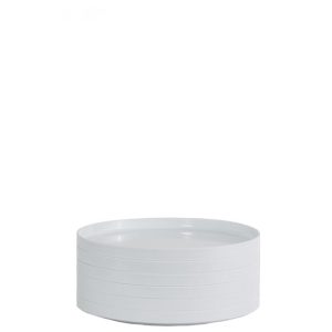 Heller Max Borden set 6-delig – Ø248mm – H 25mm – Wit Heller Max Borden set 6-delig – Ø248mm – H 25mm – Wit