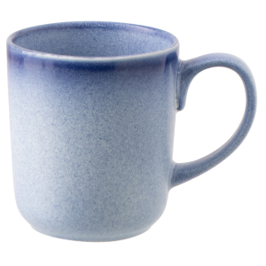 J-Line kopje Luna – keramiek – blauw – 2 stuks