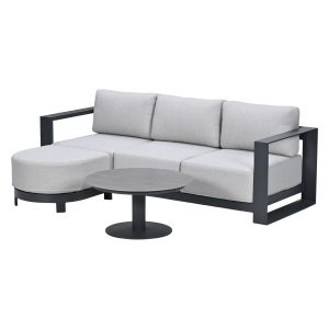 Garden Impressions Loungeset Malakka 3-delig – donker grijs