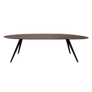 HelloTable eettafel Novum 30 – organisch – 250×120 cm – eiken dark sta HelloTable eettafel Novum 30 – organisch – 250×120 cm – eiken dark sta