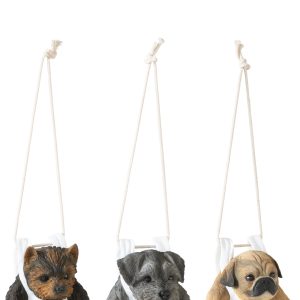 J-Line figuur Hond + Luier – polyresin – mix – 3 stuks J-Line figuur Hond + Luier – polyresin – mix – 3 stuks