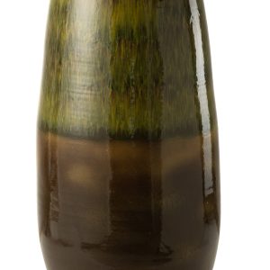 J-Line vaas Olijf – keramiek – groen – large – 89 cm hoog