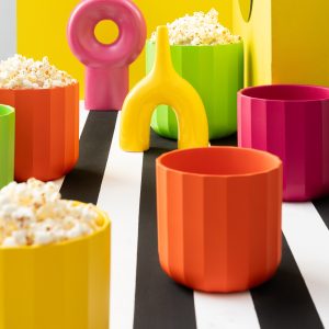 J-Line bloempot Summer – keramiek – roze – medium – 2 stuks – Ø 15 cm J-Line bloempot Summer – keramiek – roze – medium – 2 stuks – Ø 15 cm