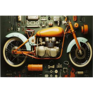 Kare Design Wandfoto garage motor 80x60cm Kare Design Wandfoto garage motor 80x60cm