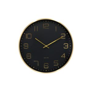 Karlsson wandklok Elegance Glow – zwart – Ø40cm Karlsson wandklok Elegance Glow – zwart – Ø40cm