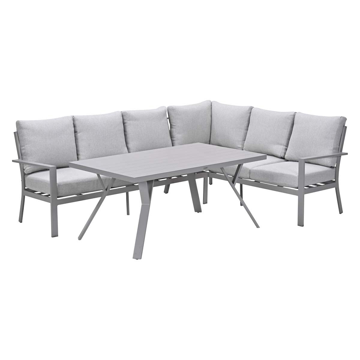 Garden Impressions lounge dining set Senja valley sand - 3-delig recht