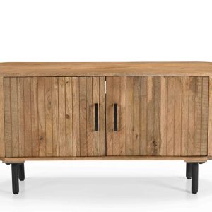 Giga Meubel Tv-Meubel Merel – Mangohout/Metaal – Bruin – 120cm