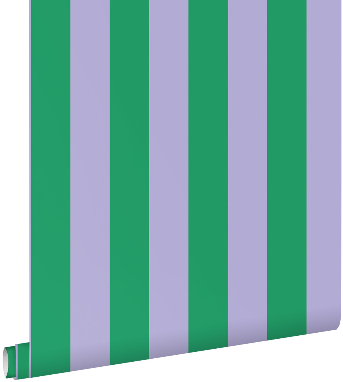 ESTAhome behang strepen groen en lila paars - 53 cm x 10.05 m - 139908
