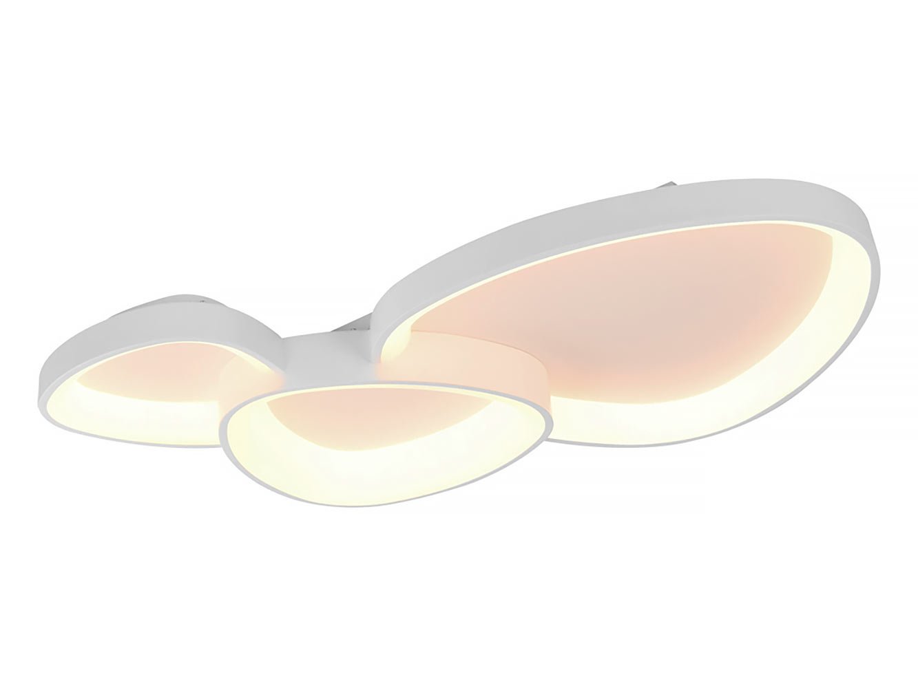 Freelight plafondlamp Organico - 3 lichts - 90 x 10.5 cm - wit