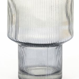 FurniLux Riba 1 vaas – Grey – 15x15x19.5 cm