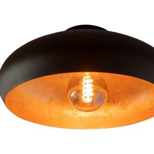 EGLO plafonnière Mogano – zwart;goud