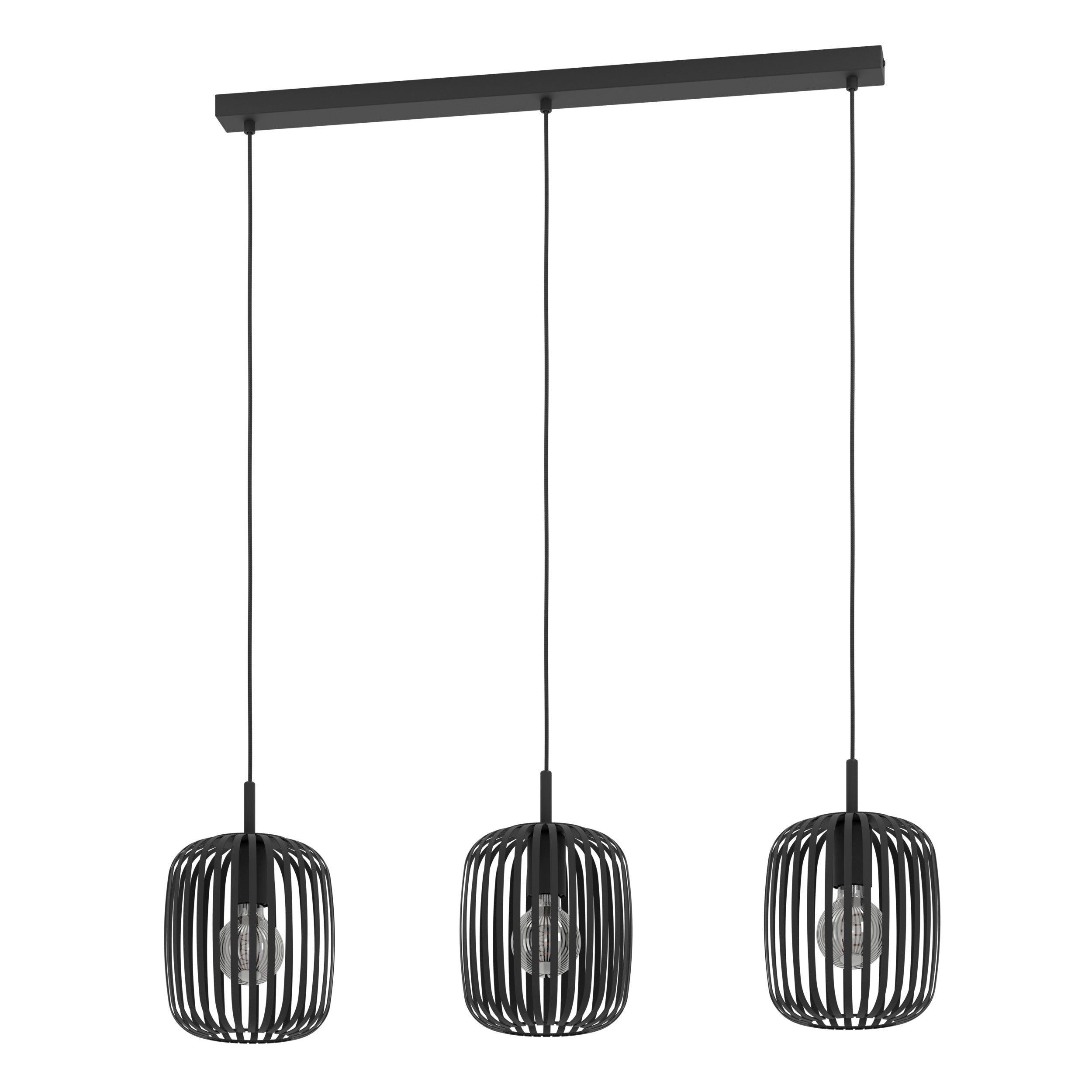 EGLO hanglamp Romazzina - e27 - 90 cm - zwart