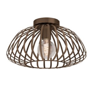 EGLO plafondlamp Espinal – e27 – ø 38.5 cm – brons – staal EGLO plafondlamp Espinal – e27 – ø 38.5 cm – brons – staal