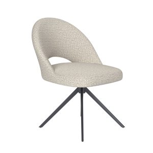 Housecraft living Mick Eetkamerstoel Draaibaar Metaal Off-White – Beig Housecraft living Mick Eetkamerstoel Draaibaar Metaal Off-White – Beig