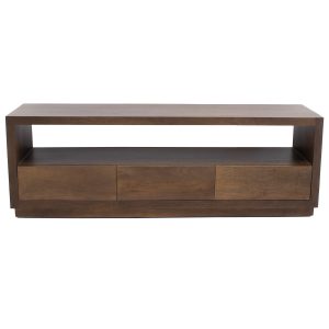 Giga Meubel Tv-meubel Luxurious – Donkerbruin Mangohout – 150x40x50cm