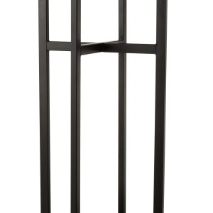 J-Line voet voor bloempot/mand – metaal – zwart – medium – 83 cm hoog J-Line voet voor bloempot/mand – metaal – zwart – medium – 83 cm hoog