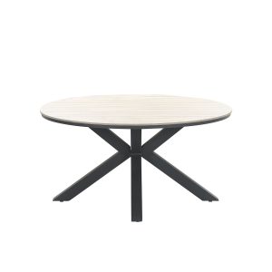 Garden Impressions Edison tuintafel – Ø148 cm – light teak Vironwood