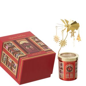J-Line geurkaars Carousel Surprise Window – mix/koraal J-Line geurkaars Carousel Surprise Window – mix/koraal