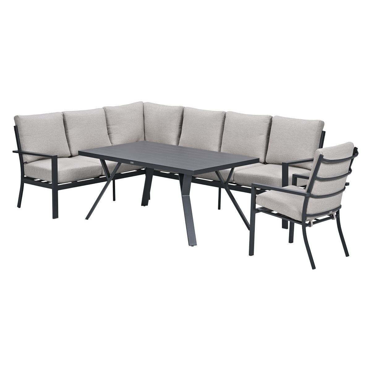 Garden Impressions Lounge dining set Senja 4-delig links incl stoel -