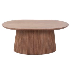Giga Meubel Salontafel Salvador – Donkerbruin Hout – 90x55x38cm