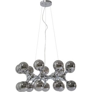 Kare Design Hanglamp Atomic Balls 18 zilver