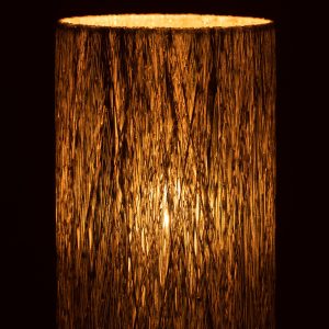 J-Line windlicht – glas – zilver – large