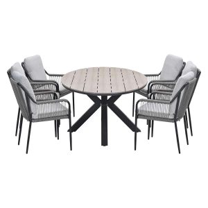 Garden Impressions tuinset Stevie – Tulli – taupe – 180×115 cm – 5-del