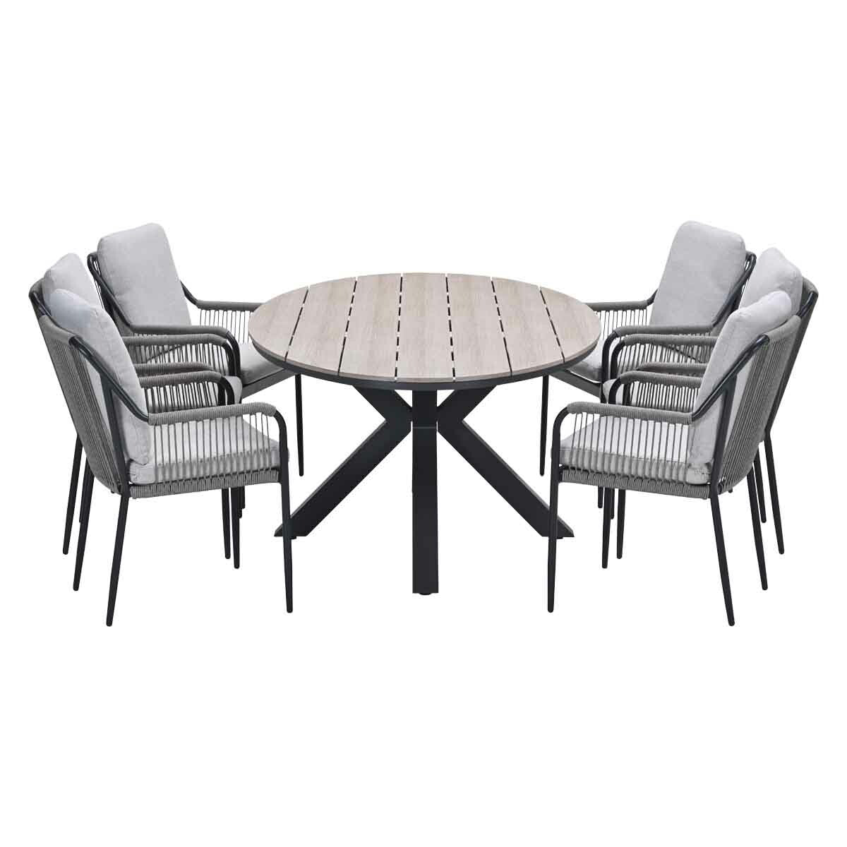 Garden Impressions tuinset Stevie - Tulli - taupe - 180x115 cm - 5-del