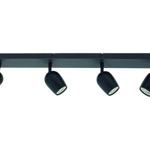 Freelight spot Trova – 4 lichts – 75 x 16 cm – zwart Freelight spot Trova – 4 lichts – 75 x 16 cm – zwart
