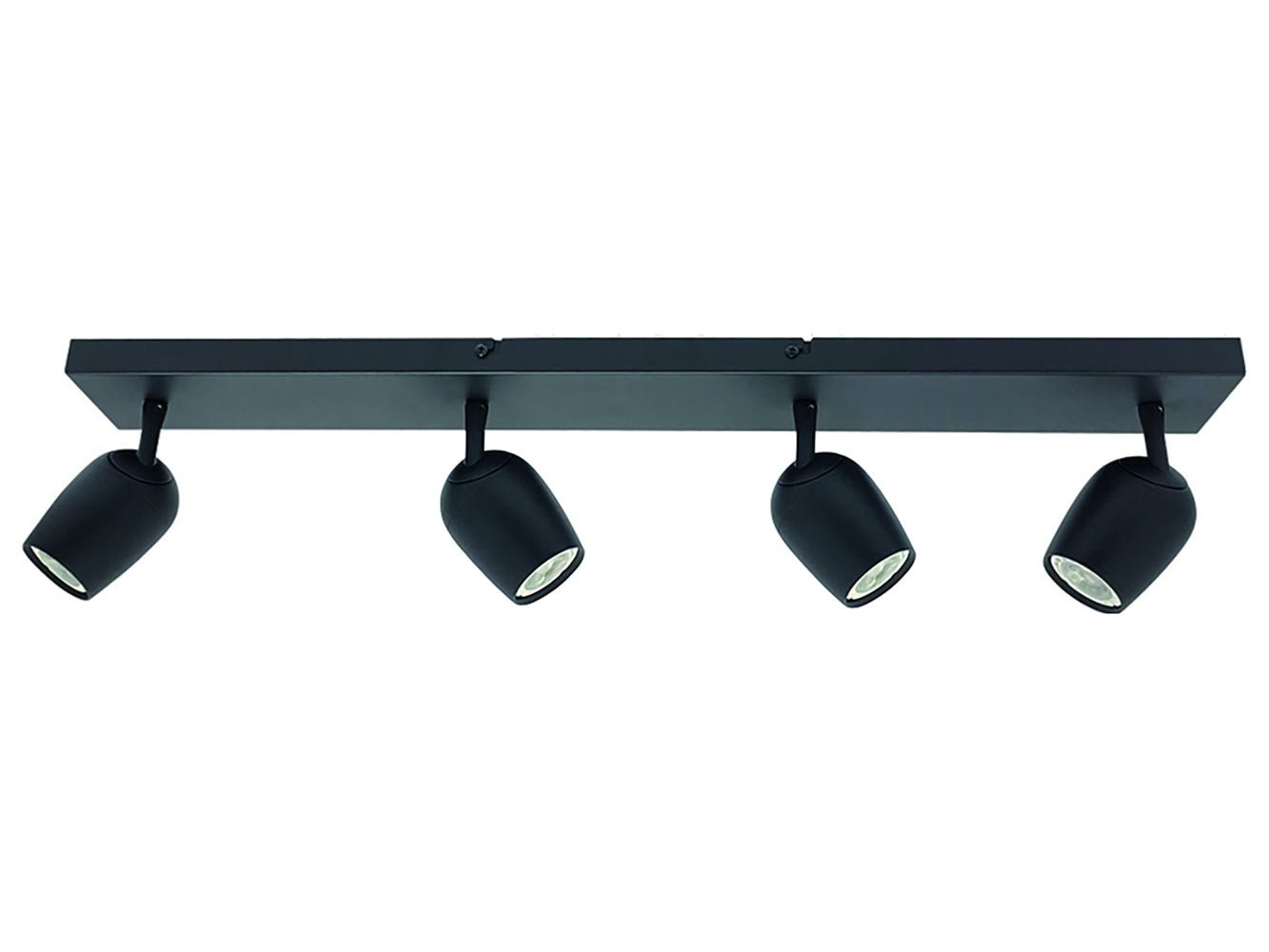 Freelight spot Trova - 4 lichts - 75 x 16 cm - zwart