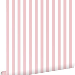 ESTAhome behang strepen roze en wit – 53 cm x 10.05 m – 130951 ESTAhome behang strepen roze en wit – 53 cm x 10.05 m – 130951