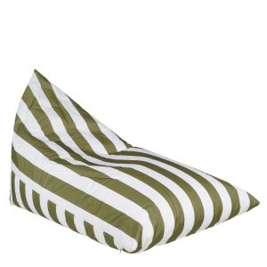 In The Mood Collection Rissy Zitzak – L140 x B95 x H95 cm – Groen, Wit