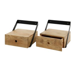 Giga Meubel Nachtkastje Strip XS – Acaciahout – Set van 2 – 30x30x20cm Giga Meubel Nachtkastje Strip XS – Acaciahout – Set van 2 – 30x30x20cm
