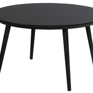 Hartman Tuintafel Sophie Studio – Zwart Kunststof/Aluminium – Ø128x75c Hartman Tuintafel Sophie Studio – Zwart Kunststof/Aluminium – Ø128x75c