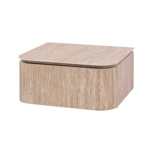 Giga Living Nachtkastje Romano – Travertin – 45x40x20cm Giga Living Nachtkastje Romano – Travertin – 45x40x20cm