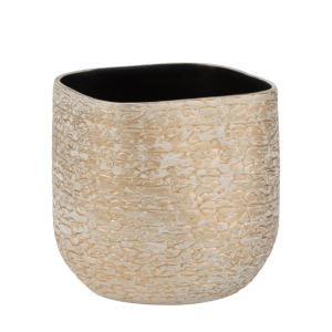 J-Line bloempot Audrey – keramiek – champagne – small – Ø 18.5 cm J-Line bloempot Audrey – keramiek – champagne – small – Ø 18.5 cm