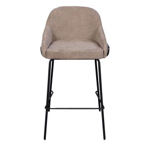 Giga Meubel Barstoel Maxime – Stof – Taupe Giga Meubel Barstoel Maxime – Stof – Taupe