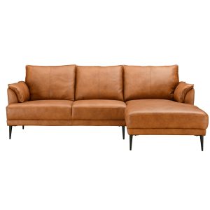 Furnhouse chaise longue bank rechts Soul – Cognacbruin – Leer – 155×23 Furnhouse chaise longue bank rechts Soul – Cognacbruin – Leer – 155×23